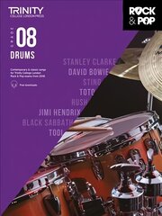 Trinity College London Rock & Pop 2018 Drums Grade 8 цена и информация | Книги об искусстве | pigu.lt