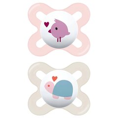 Silikoninis čiulptukas MAM Baby Start Better Together Blush & Linen, 0 + mėn. kaina ir informacija | Čiulptukai | pigu.lt