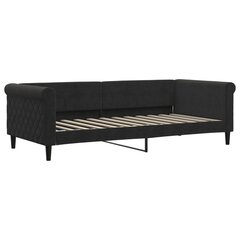 Sofa-lova vidaXL, 90x200 cm, juoda цена и информация | Кровати | pigu.lt