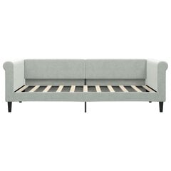 Sofa-lova vidaXL, 90x190 cm, pilka цена и информация | Кровати | pigu.lt