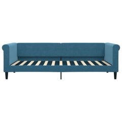 Sofa-lova vidaXL, 90x200 cm, mėlyna kaina ir informacija | Lovos | pigu.lt