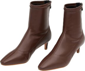 Женские ботинки на каблуке C.Paravano, коричневые цена и информация | Женские сапоги | pigu.lt
