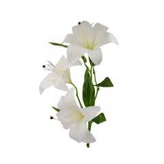 Dirbtinė lelijų šaka, 68 cm kaina ir informacija | Dirbtinės gėlės | pigu.lt
