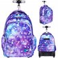 Mokyklinė kuprinė su ratukais St.Right TB-01 Galaxy Girl 657047, 43x32x26 cm kaina ir informacija | Kuprinės mokyklai, sportiniai maišeliai | pigu.lt