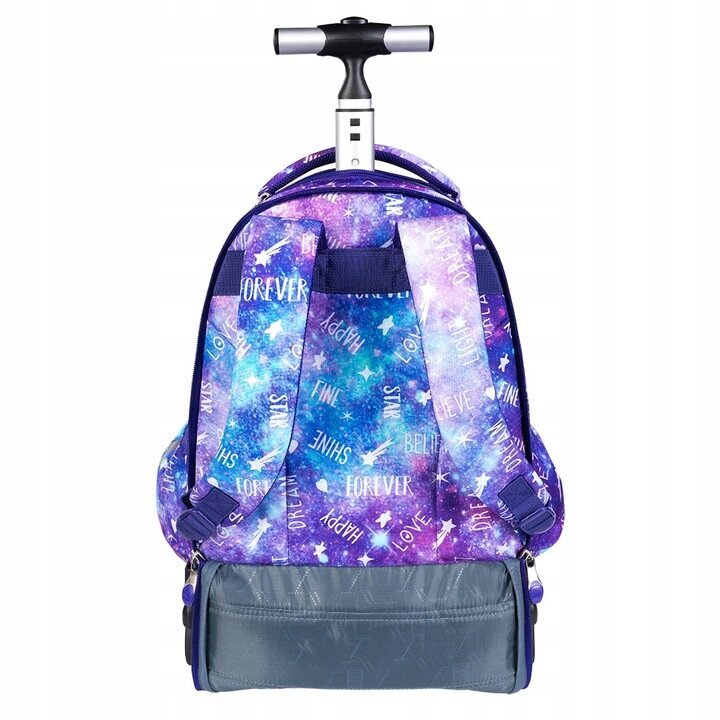 Mokyklinė kuprinė su ratukais St.Right TB-01 Galaxy Girl 657047, 43x32x26 cm kaina ir informacija | Kuprinės mokyklai, sportiniai maišeliai | pigu.lt