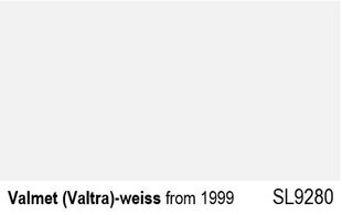 Smūgiams atsparūs žemės ūkio mašinų dažai Erbedol Schlagfester Lack Spray , aerosolis Valmet-Weiss from 1999 SL9280 kaina ir informacija | Dažai | pigu.lt