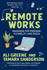 Remote Works: Managing for Freedom, Flexibility, and Focus цена и информация | Книги по экономике | pigu.lt