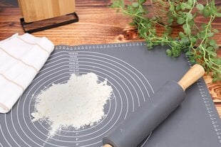 Набор силиконового коврика и скалки, 40x60 см цена и информация | Кухонная утварь | pigu.lt