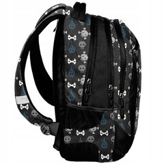 Mokyklinė kuprinė BeUniq Skull BU22SK-2808, 20 l, 41x31x18 cm цена и информация | Школьные рюкзаки, спортивные сумки | pigu.lt