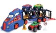 Sunkvežimis - tralas su mašinėlėmis цена и информация | Žaislai berniukams | pigu.lt