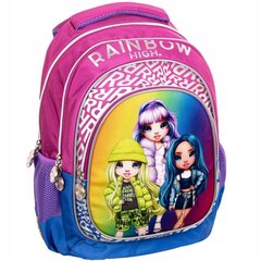 Mokyklinė kuprinė AB330 Rainbow High Silver Style 502022166, 20 l, 39x28x15 cm kaina ir informacija | Kuprinės mokyklai, sportiniai maišeliai | pigu.lt