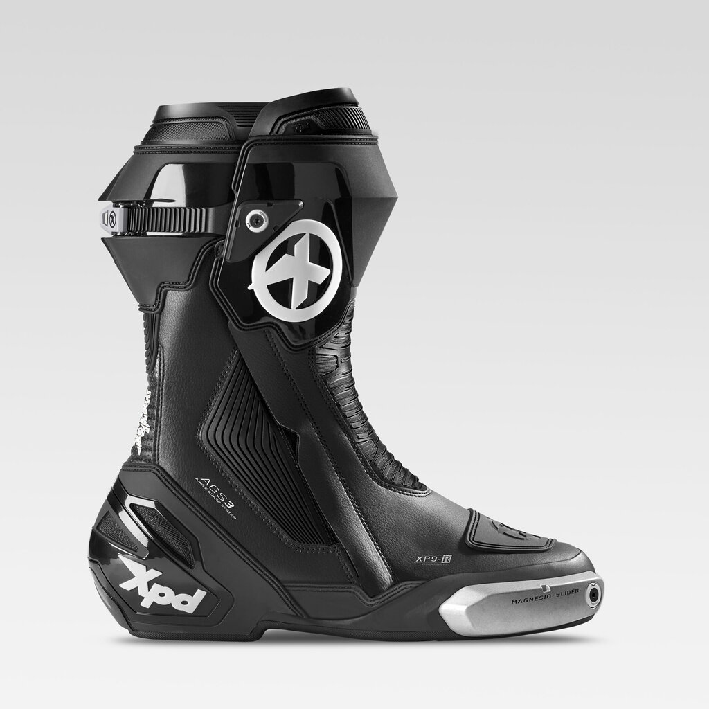 Moto batai Spidi XPD XP9-R, juodi kaina ir informacija | Moto batai | pigu.lt