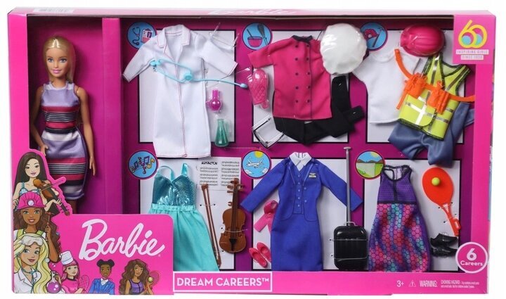 Lėlė su drabužiais Barbie Career Set kaina ir informacija | Žaislai mergaitėms | pigu.lt