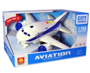 Lėktuvas su šviesos ir garso efektu City Service Aviation kaina ir informacija | Žaislai berniukams | pigu.lt