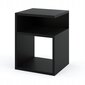 Naktinis staliukas StivMeble, 30x32x41 cm, juoda kaina ir informacija | Spintelės prie lovos | pigu.lt