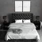Naktinis staliukas StivMeble, 30x32x41 cm, juoda kaina ir informacija | Spintelės prie lovos | pigu.lt