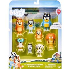 Bluey BLUEY 8 FIGURE MULTIPACK (90128) цена и информация | Игрушки для мальчиков | pigu.lt