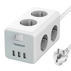 TESSAN Power strip TS-306 цена и информация | Удлинители | pigu.lt