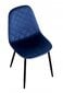 Virtuvės kėdė eHokery, 43x52x83 cm, mėlyna kaina ir informacija | Virtuvės ir valgomojo kėdės | pigu.lt