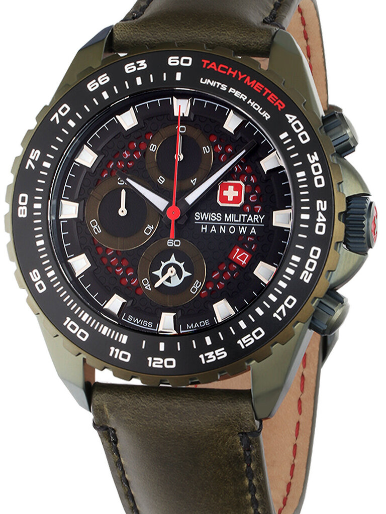 Laikrodis vyrams Swiss Military Hanowa Iguana Chrono SMWGC2102290 цена и информация | Vyriški laikrodžiai | pigu.lt