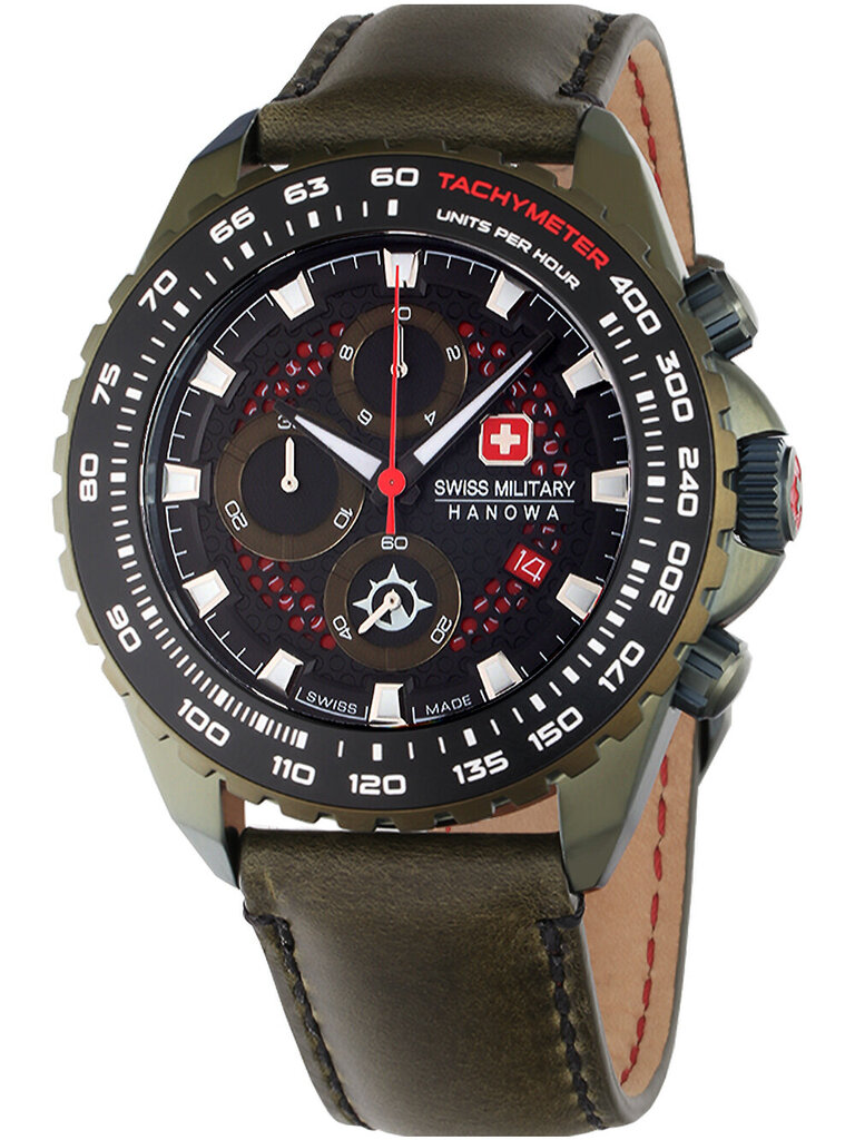 Laikrodis vyrams Swiss Military Hanowa Iguana Chrono SMWGC2102290 цена и информация | Vyriški laikrodžiai | pigu.lt