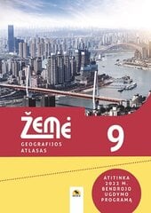 Žemė 9. Geografijos atlasas 9 klasei цена и информация | Энциклопедии, справочники | pigu.lt