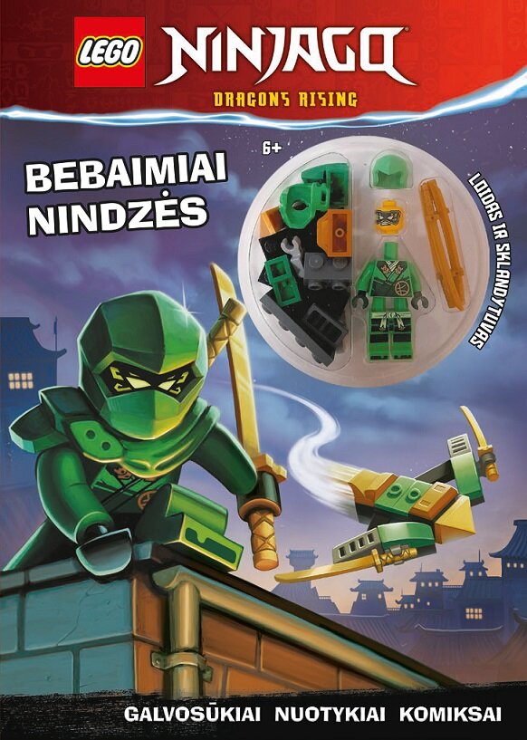 LEGO.Ninjago.Bebaimiai nindzės kaina ir informacija | Spalvinimo knygelės | pigu.lt