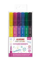 Набор маркеров Alpino Color exprience, 6 цветов цена и информация | Принадлежности для рисования, лепки | pigu.lt
