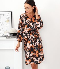 Женское платье Gast 234157 01, черный/оранжевый 234157*01-048 цена и информация | Платья | pigu.lt