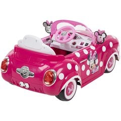 Vienvietis vaikiškas elektrinis automobilis Minnie Mouse Huffy, rožinis цена и информация | Электромобили для детей | pigu.lt
