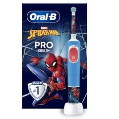 Oral-B Vitality Pro Kids 3+ Spiderman kaina ir informacija | Elektriniai dantų šepetėliai | pigu.lt
