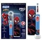 Oral-B Vitality Pro Kids 3+ Spiderman + Travel Case kaina ir informacija | Elektriniai dantų šepetėliai | pigu.lt