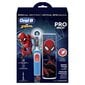 Oral-B Vitality Pro Kids 3+ Spiderman + Travel Case kaina ir informacija | Elektriniai dantų šepetėliai | pigu.lt