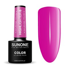 Ilgalaikis gelinis nagų lakas Sunone Highlighter 6 Neon, 5g kaina ir informacija | Nagų lakai, stiprintojai | pigu.lt