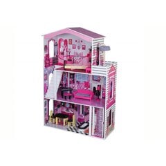 Medinis lėlių namas Lean Toys Camellia kaina ir informacija | Žaislai mergaitėms | pigu.lt