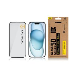 Tactical Glass Shield 5D for Apple iPhone 15 Black цена и информация | Защитные пленки для телефонов | pigu.lt