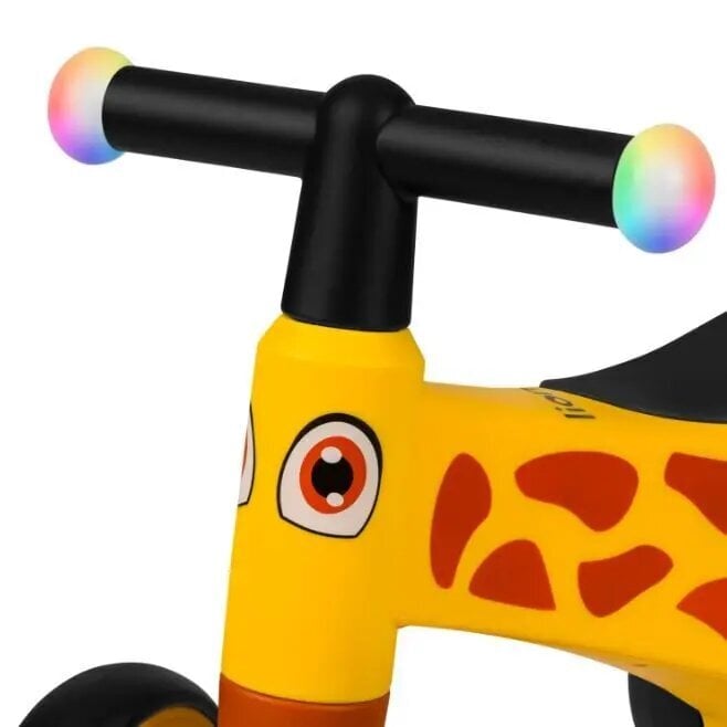 Balansinis dviratis Sammy Lionelo, geltonas kaina ir informacija | Balansiniai dviratukai | pigu.lt