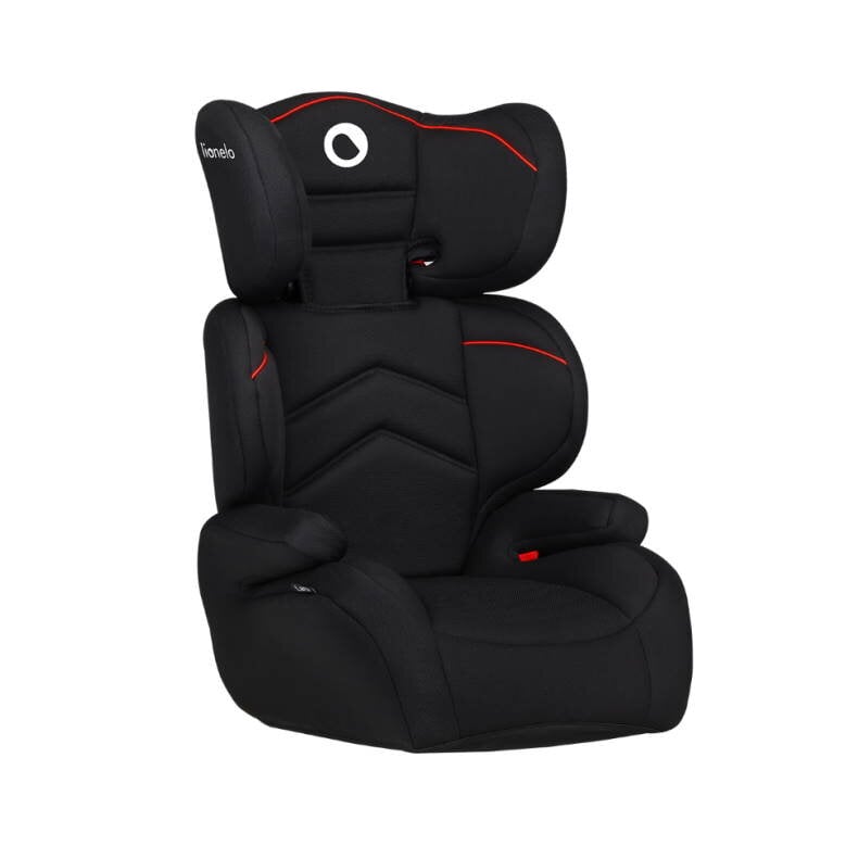 Automobilinė kėdutė Lionelo Lars i-Size, 15-36 kg, Sporty Black Red kaina ir informacija | Autokėdutės | pigu.lt