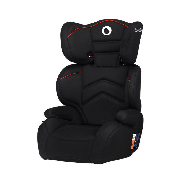 Automobilinė kėdutė Lionelo Lars i-Size, 15-36 kg, Sporty Black Red kaina ir informacija | Autokėdutės | pigu.lt