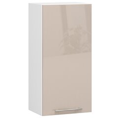 Кухонный шкаф Akord Oliwia W40, белый/коричневый цвет цена и информация | Кухонные шкафчики | pigu.lt