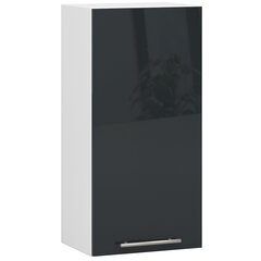 Кухонный шкаф Akord Oliwia W40, белый/серый цвет цена и информация | Кухонные шкафчики | pigu.lt