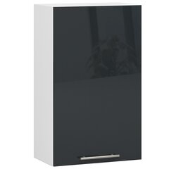 Кухонный шкаф Akord Oliwia W50, белый/серый цвет цена и информация | Кухонные шкафчики | pigu.lt