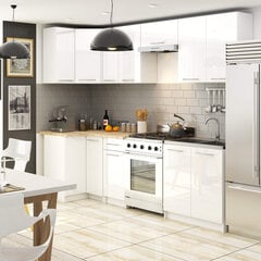 Кухонный шкаф Akord Oliwia W80, белый цвет цена и информация | Кухонные шкафчики | pigu.lt