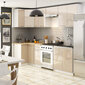 Virtuvinė spintelė Akord Oliwia W80, balta/ruda kaina ir informacija | Virtuvinės spintelės | pigu.lt