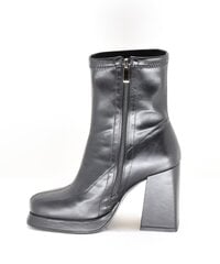 Aukštakulniai batai moterims Tofa 26254541, juodi kaina ir informacija | Aulinukai, ilgaauliai batai moterims | pigu.lt