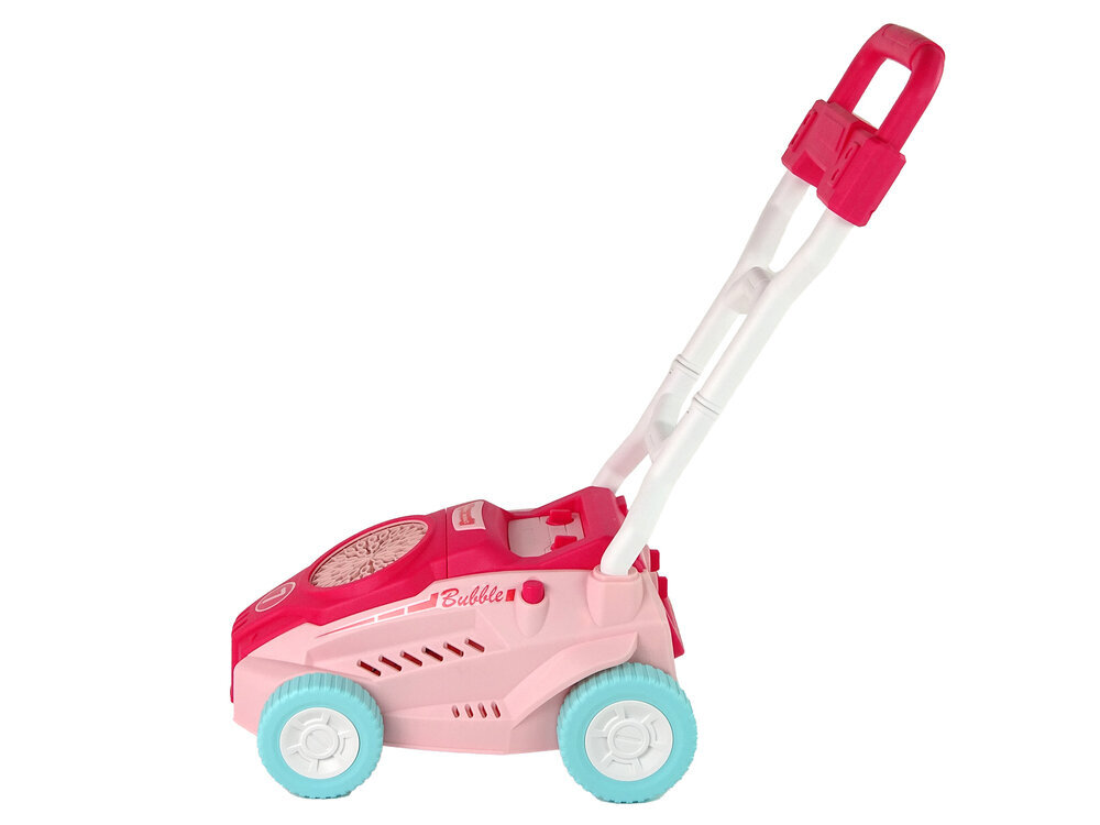 Žoliapjovė burbulų mašina LeanToys, rožinė kaina ir informacija | Vandens, smėlio ir paplūdimio žaislai | pigu.lt