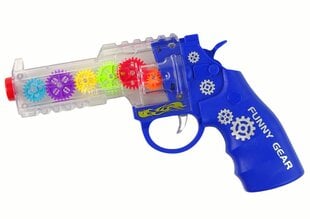 Spalvotas vaikškas pistoletas, mėlynas kaina ir informacija | Žaislai berniukams | pigu.lt