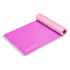 Тренировочный коврик, 173 x 61 x 0,6 см, Neo-Sport, фиолетовый/розовый цена и информация | Коврики для йоги, фитнеса | pigu.lt