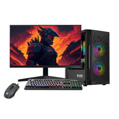 Gaming PC Comet 7.1 + 24" 165Hz Monitor, AMD Ryzen 5 3600 4.2 GHz,  1 TB SSD, RAM 16 GB, Windows 10 цена и информация | Stacionarūs kompiuteriai | pigu.lt