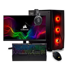 Gaming PC Corsair 1 Komplekt, Intel Core i5-12400F 2.8 GHz, 1 TB SSD, RAM 16 GB, Windows 10 цена и информация | Stacionarūs kompiuteriai | pigu.lt